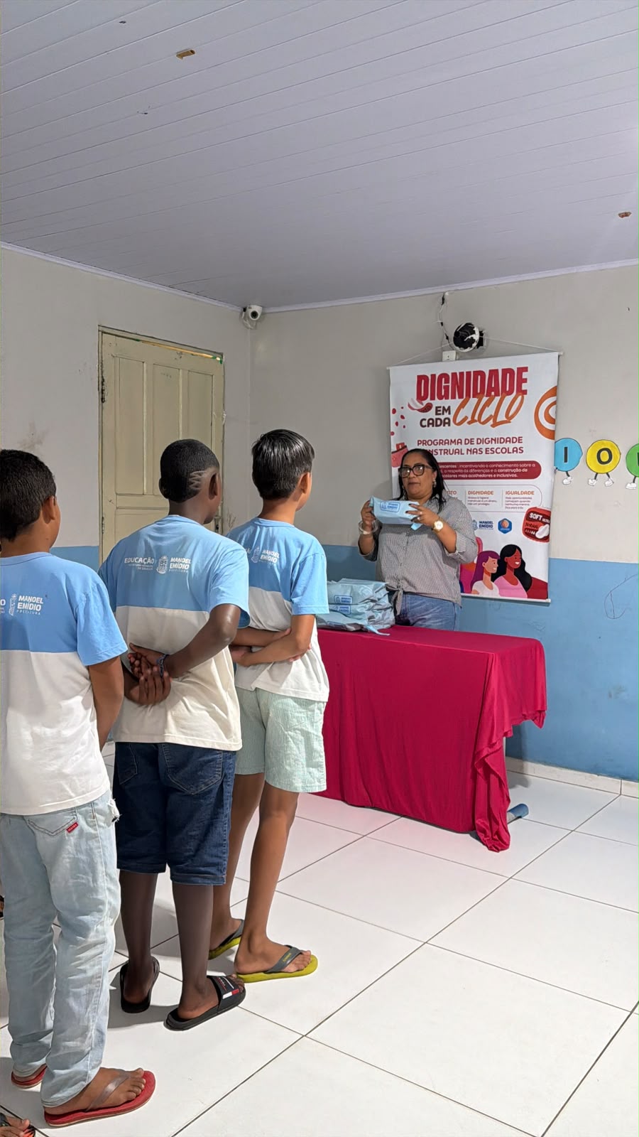 Projeto Dignidade Menstrual em Manoel Emídio - Divulgação/ASCOM