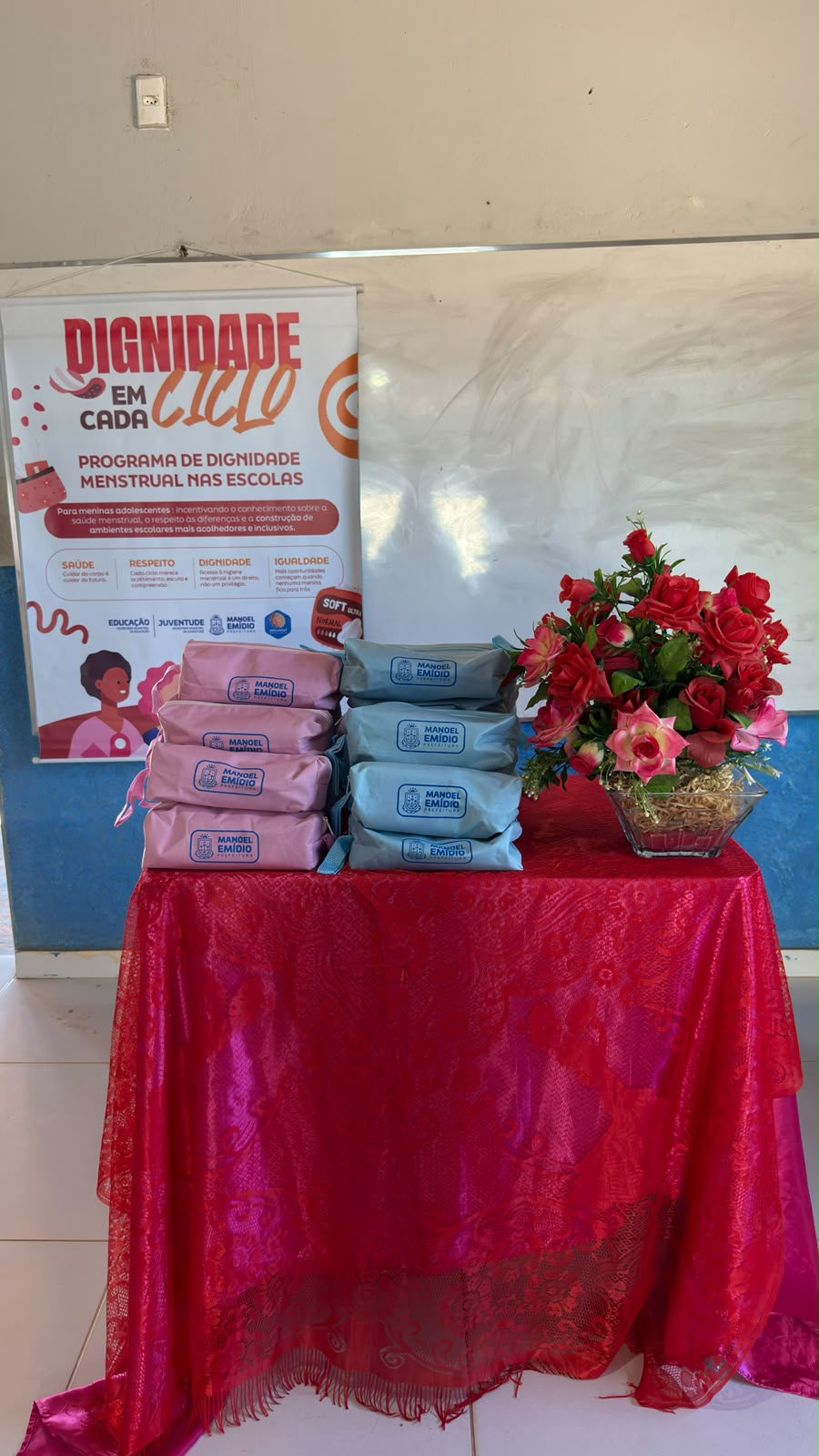 Projeto Dignidade Menstrual em Manoel Emídio - Divulgação/ASCOM
