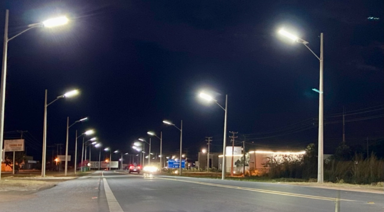 Campo Maior ganha nova iluminação em LED com energia solar