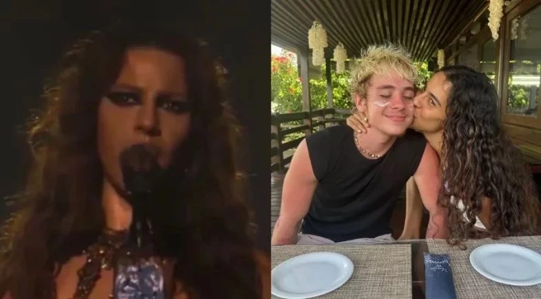Marina Sena chora durante show após término com Juliano Floss