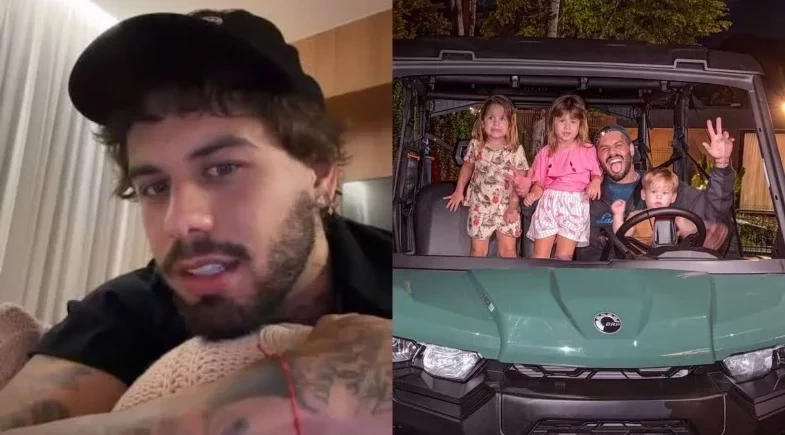 Zé Felipe avalia como a paternidade mudou sua vida: “Você fica com medo de morrer”