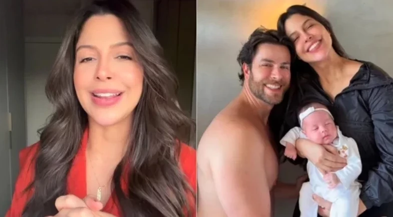 Laís Caldas revela que filha precisará fazer cirurgia plástica para poder usar brincos; entenda