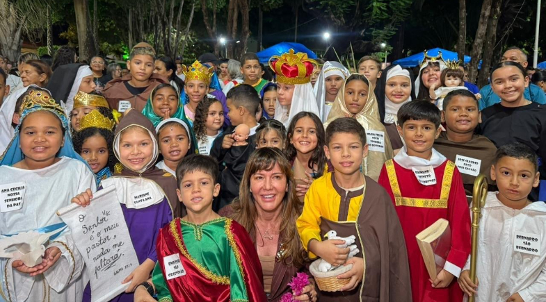 Prefeita Ivanária Sampaio participa da abertura dos festejos de Nossa Senhora da Boa Esperança