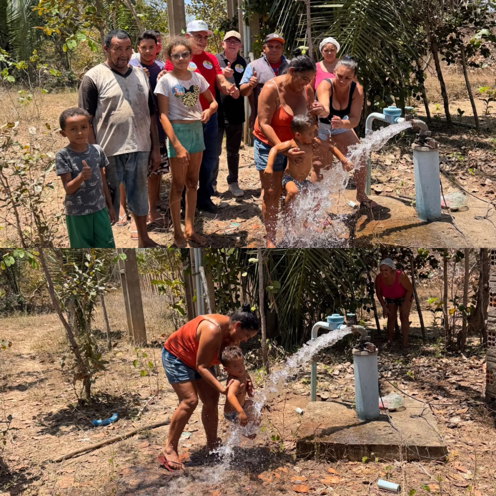 Pau d'Arco instala nova bomba d’água e amplia abastecimento para famílias | Divulgação/Prefeitura de Pau d'Arco do Piauí