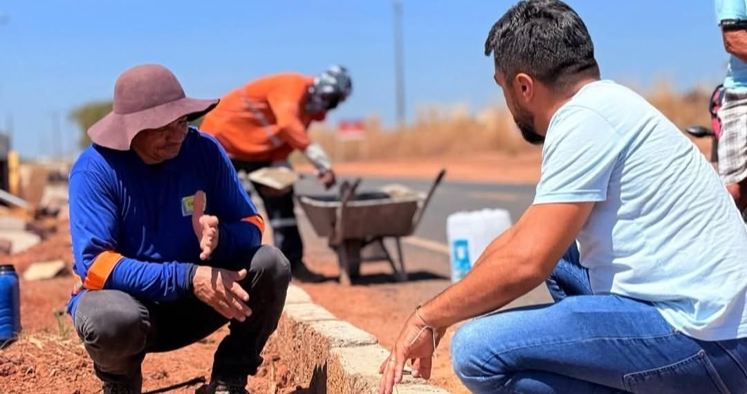 Prefeito Jesse James acompanha andamento de obras e demandas em Guadalupe | Divulgação/Prefeitura de Guadalupe