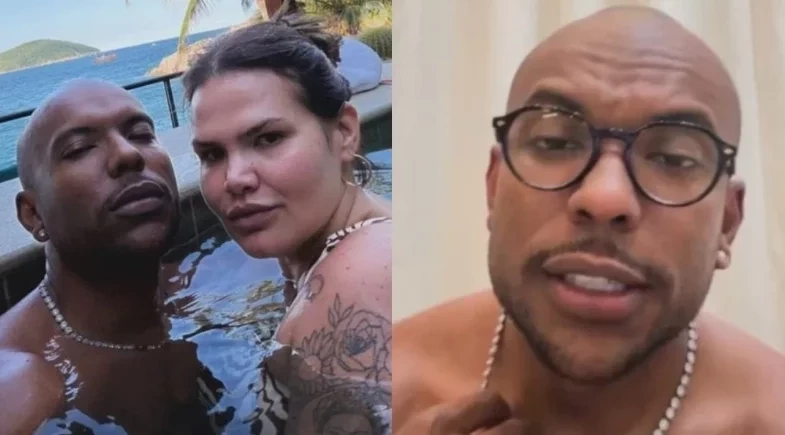 Ex de Thais Carla denuncia ataques racistas contra as filhas: “Preconceituosos”