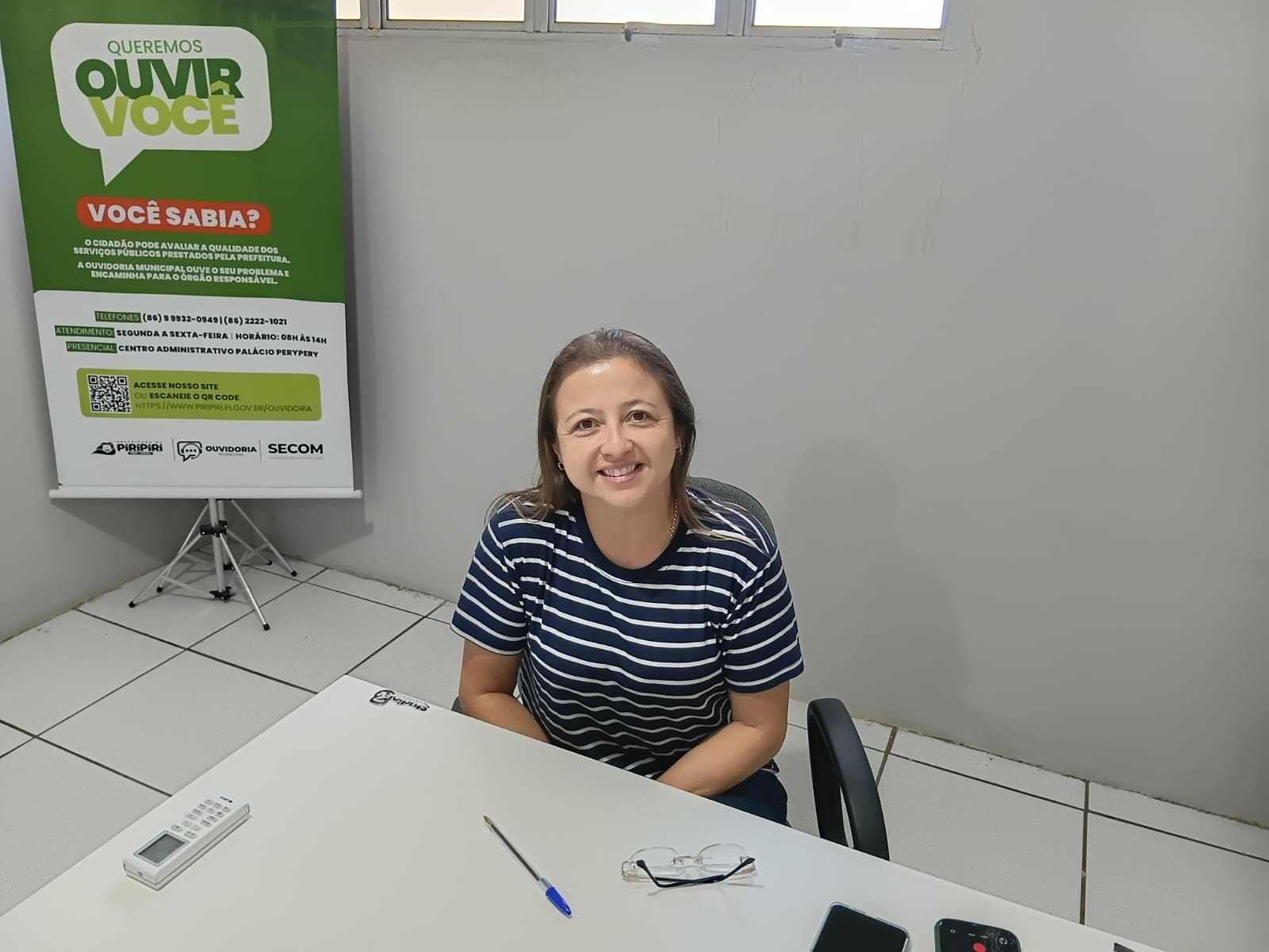 Ouvidoria-Geral de Piripiri visita SDO - Divulgação/ASCOM