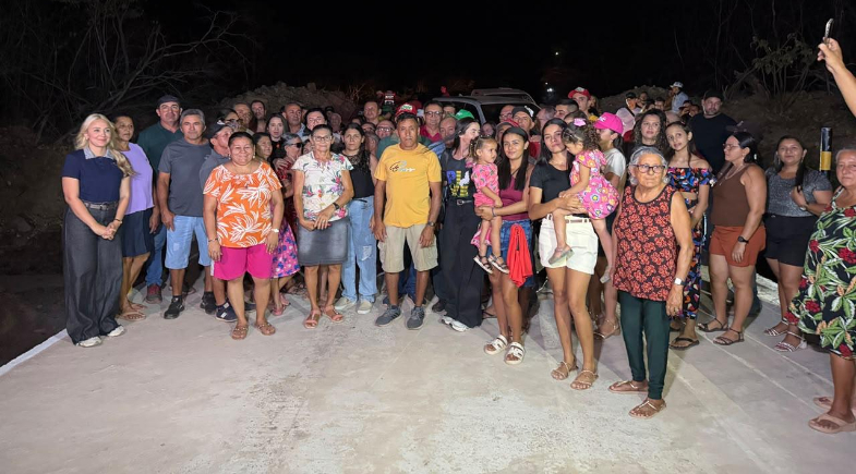  Piripiri entrega passagem molhada e pavimentação na comunidade Lajes dos Fidélis