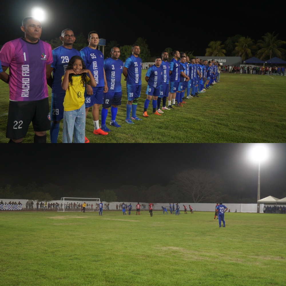 Riacho Frio inaugura Estádio Municipal Almizão com jogo festivo entre Túlio Maravilha e Ronaldo Angelim | Divulgação/AscomRiacho Frio inaugura Estádio Municipal Almizão com jogo festivo entre Túlio Maravilha e Ronaldo Angelim | Divulgação/Ascom
