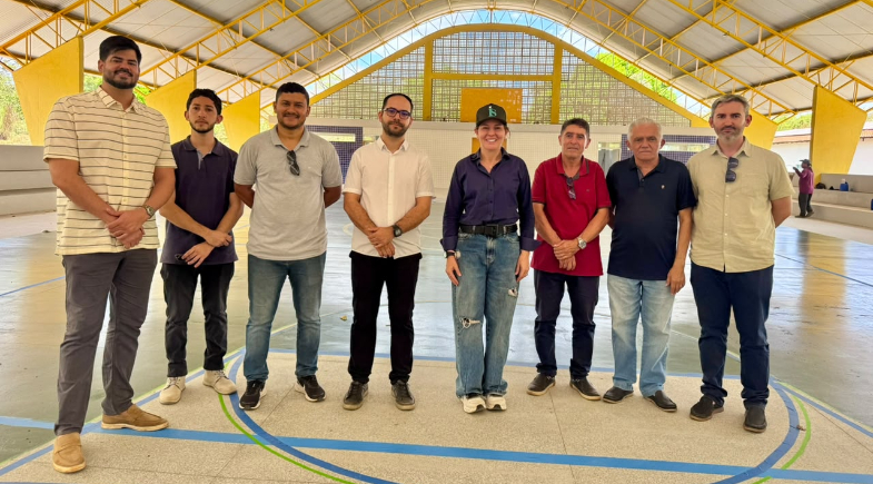 Ivanária Sampaio vistoria Ginásio da Lagoa Seca e reforça atenção aos espaços esportivos