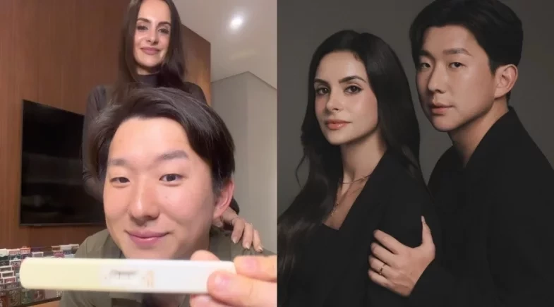 Pyong Lee anuncia primeiro filho com Natália Nasser: “Nossa família vai crescer”