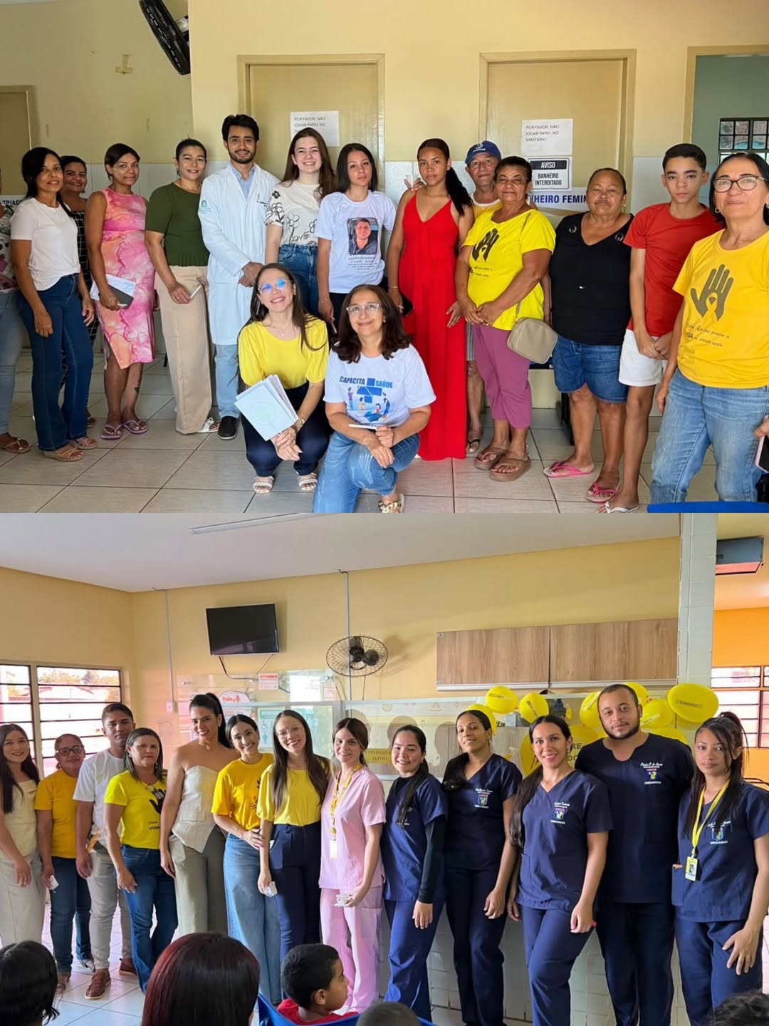 Ação do Setembro Amarelo - Divulgação/ASCOM