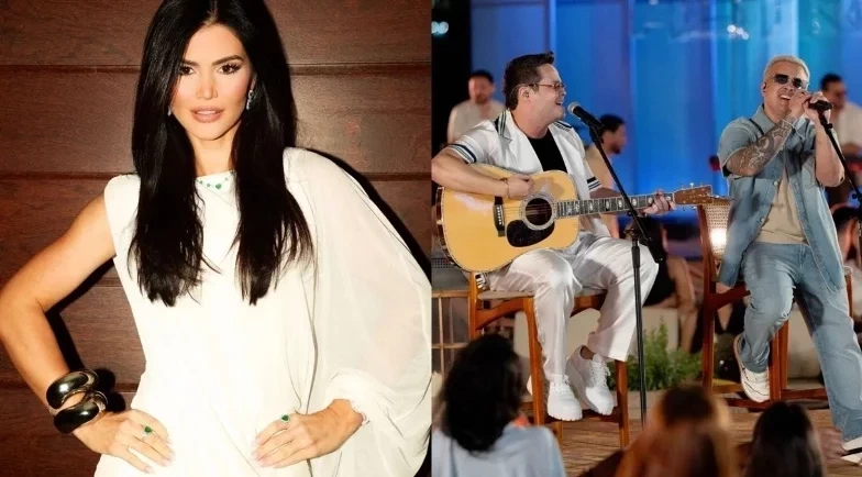 Ex de Matheus,dupla de Kauan, é vista em show e alimenta rumores de reconciliação