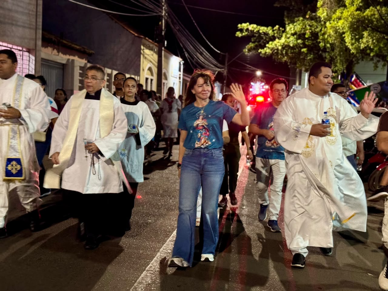 Ivanária Sampaio destaca fé e gratidão no encerramento dos festejos - Divulgação/ASCOMIvanária Sampaio destaca fé e gratidão no encerramento dos festejos - Divulgação/ASCOM